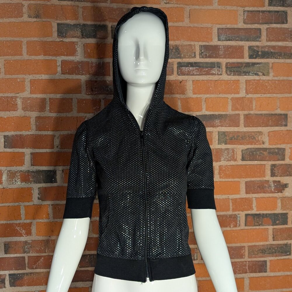 Vintage Kobaret 1/2 Sleve Zip Up with Hood